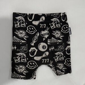 Black & White Shorts - Kids
